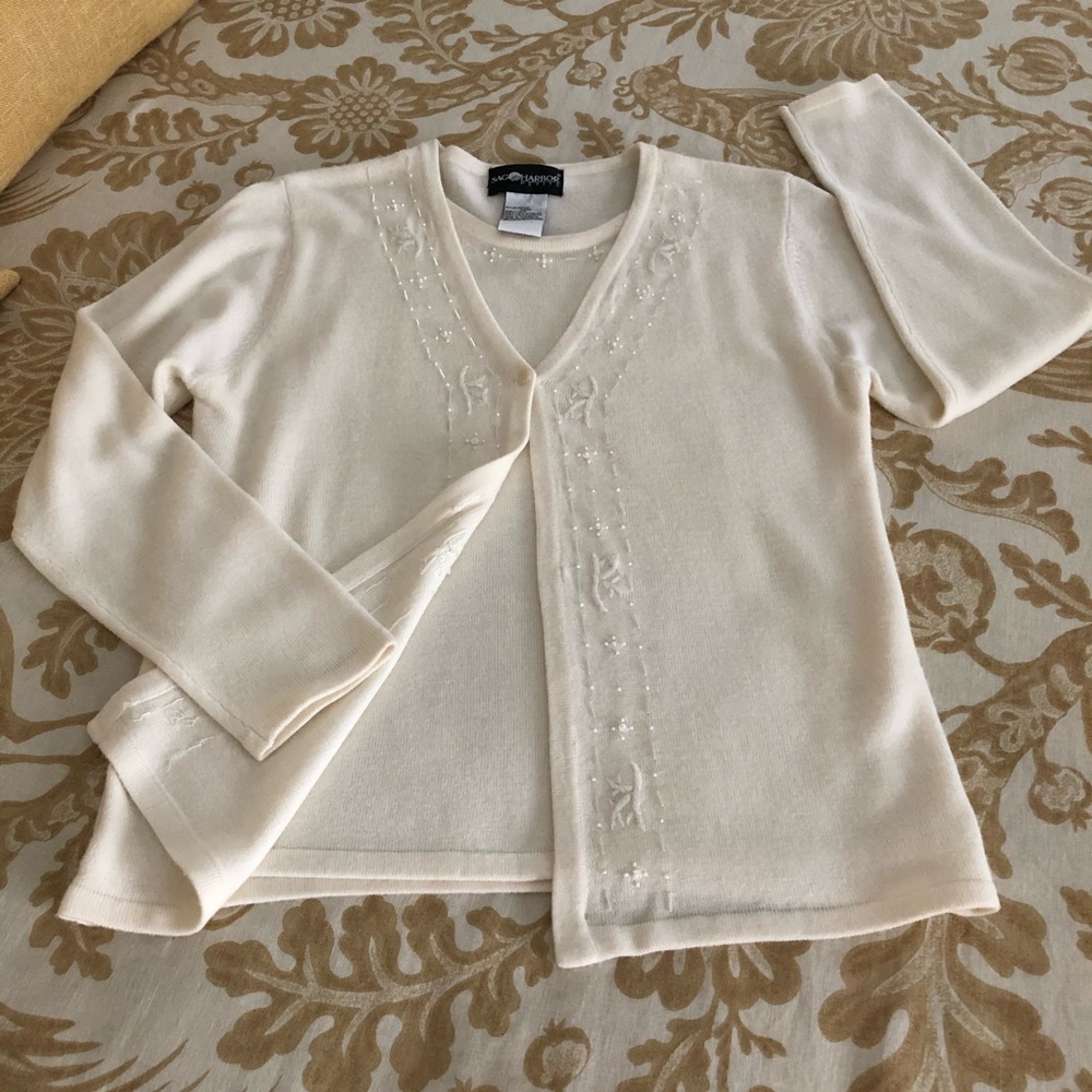 Sag Harbor Attached Sweater Set